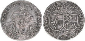Johann Jakob Khuen von Belasi 1560-1586
Erzbistum Salzburg. Taler, 1562. Salzburg
27,96g
Zöttl 608, Probszt 526
ss/vz