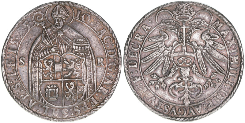 Johann Jakob Khuen von Belasi 1560-1586
Erzbistum Salzburg. Guldentaler, 1575. s...