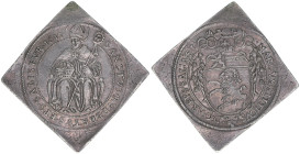 Markus Sittikus 1612-1619
Erzbistum Salzburg. 1/2 Talerklippe, 1617. selten
Salzburg
14,31g
Zöttl 1186, Probszt 983
HSp.
vz