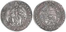 Markus Sittikus 1612-1619
Erzbistum Salzburg. 1/8 Taler, 1616. äußerst selten
Salzburg
3,53g
Zöttl 1202, Probszt 1004
vz