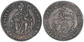 Markus Sittikus 1612-1619
Erzbistum Salzburg. 1/8 Taler, 1615. äußerst selten
Salzburg
3,54g
Zöttl 1201, Probszt 1002
vz