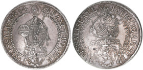 Paris Graf Lodron 1619-1653
Erzbistum Salzburg. Taler, 1644. Salzburg
28,72g
Zöttl 1495, Probszt 1223
vz-
