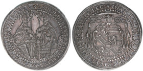 Johann Ernst Graf Thun-Hohenstein 1687-1709
Erzbistum Salzburg. 1/2 Taler, 1695. Salzburg
14,39g
Zöttl 2184, Probszt 1818
vz+