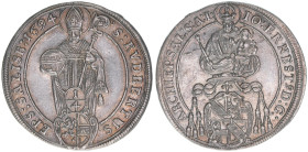 Johann Ernst Graf Thun-Hohenstein 1687-1709
Erzbistum Salzburg. 1/4 Taler, 1694. Salzburg
7,26g
Zöttl 2196, Probszt 1831
vz