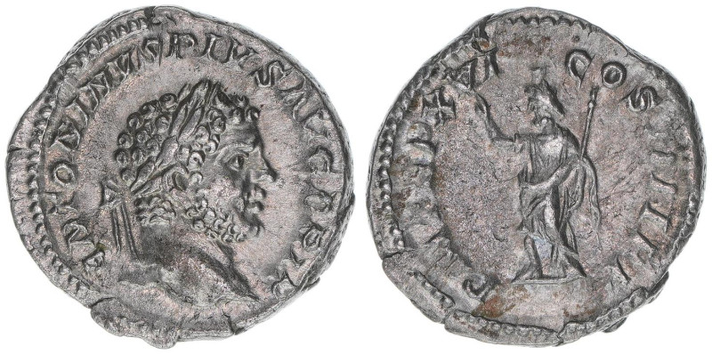 Caracalla 198-217
Römisches Reich - Kaiserzeit. Denar. P M TR P XVI COS IIII P P...