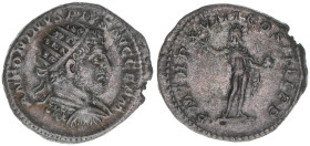 Caracalla 198-217
Römisches Reich - Kaiserzeit. Antoninian. P M TR P XVIII COS III P P
Rom
4,86g
Kampmann 51.93
selten!
ss/vz