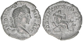 Caracalla 198-217
Römisches Reich - Kaiserzeit. Denar subaerat. PONTIF TR P X COS II
Rom
2,89g
Kampmann 51.104
ss+