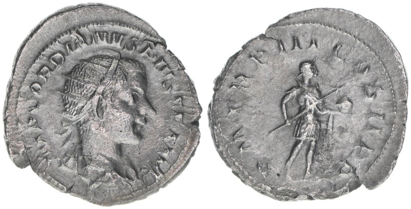 Gordianus III. Pius 238-244
Römisches Reich - Kaiserzeit. Antoninian. P M TR P I...