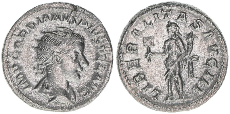 Gordianus III. Pius 238-244
Römisches Reich - Kaiserzeit. Antoninian. LIBERALITA...