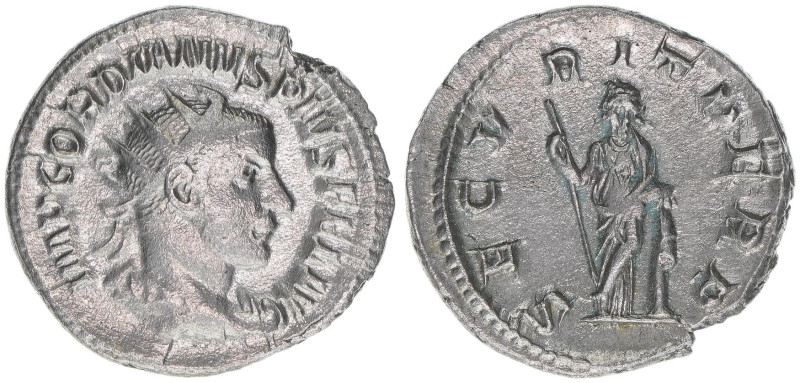 Gordianus III. Pius 238-244
Römisches Reich - Kaiserzeit. Antoninian. SECVRIT PE...