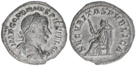 Gordianus III. Pius 238-244
Römisches Reich - Kaiserzeit. Denar subaerat?. SECVRITAS PVBLICA
Rom
2,75g
Kampmann 72.48
vz