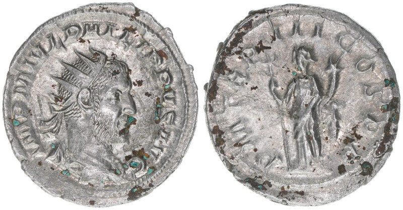 Philippus I. Arabs 244-249
Römisches Reich - Kaiserzeit. Antoninian. P M TR P II...