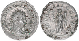 Philippus I. Arabs 244-249
Römisches Reich - Kaiserzeit. Antoninian. P M TR P III COS P P
3,37g
Kampmann 74.18
ss