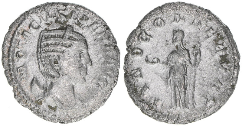 Otacilia Severa +249 Gattin des Philippus I. Arabs
Römisches Reich - Kaiserzeit....