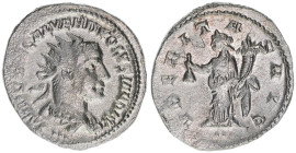Volusianus 251-253
Römisches Reich - Kaiserzeit. Antoninian. VBERITAS AVG
3,79g
RIC 237
ss/vz