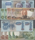 Angola: Banco Nacional de Angola, set with 6 banknotes 2x 50 Escudos 1972 (P.100, UNC), 2x 100 Escudos 1972 (P.101, UNC) and 2x 1000 Kwanzas 1987 (P.1...