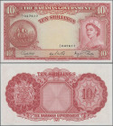 Bahamas: The Bahamas Government 10 Shillings L.1936 (1953) with signatures W. H. Sweeting and George W. K. Roberts, P.14d, tiny dint lower right, othe...