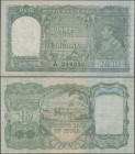 Burma: Reserve Bank of India – BURMA branch 10 Rupees ND(1938), P.5, excellent condition with crisp paper, some staple holes as usually and a few soft...