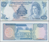 Cayman Islands: Cayman Islands Currency Board 50 Dollars L.1974, P.10 in perfect UNC condition.
 [differenzbesteuert]