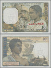 Comoros: Banque de Madagascar et des Comores 100 Francs ND(1960-63), P.3 in perfect UNC condition.
 [differenzbesteuert]