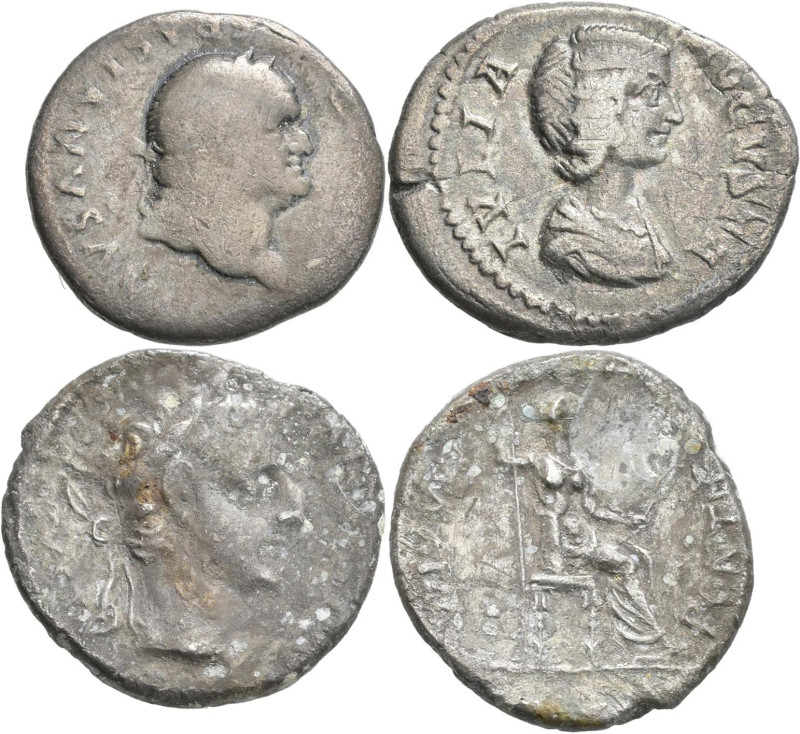 Tiberius (14 - 37): Denar, auch als Zinsgroschen (Tribute penny) bekannt. Kopf m...