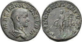 Maximus (235 - 238): Æ-Sesterz, PRINCIPI IVVENTVTIS, 23,03 g, Kampmann 67.5, sehr schön+.
 [differenzbesteuert]