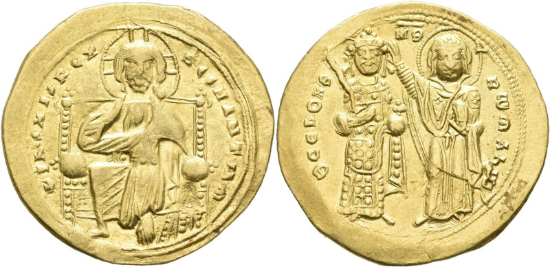 Romanus III. (1028 - 1034): AV-Histamenon, Constantinople, 4,33 g, Sommer 43.2, ...