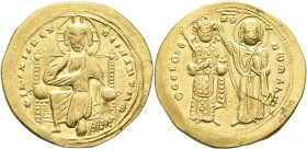 Romanus III. (1028 - 1034): AV-Histamenon, Constantinople, 4,33 g, Sommer 43.2, Sear 1819, kleiner Schrötlingsfehler, sehr schön.
 [differenzbesteuer...