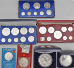 Alle Welt: Die besondere Münze, dabei: 20 Crowns 1974 der Turk und Caicos Inseln mit Churchill, 200 Pesetas aus Guinea 1970 Fußball WM-Mexiko, 100 Dol...
