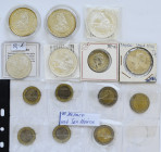 Alle Welt: Kleiner Posten mit 2 x 5 ECU, 2 x Münzen aus dem Kaiserreich, 2 x Schützentaler zu 50 CHF, 1€ + 2€ aus San Marino sowie 12€ aus Spanien.
 ...