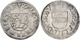 Altdeutschland und RDR bis 1800: Württemberg, Ulrich I. 1498-1550: Dreier 1523, mit Titel Ferdinand, (Prägung unter österreichischer Herrschaft 1519-1...