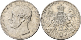 Hannover: Georg V. 1851-1866: Taler 1863 B (Vereinstaler), AKS 144, Jaeger 96. Sehr schön.
 [differenzbesteuert]