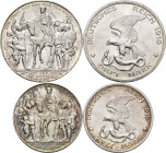 Preußen: Wilhelm II. 1888-1918: Lot 2 Münzen: 2 Mark und 3 Mark 1913 (Jaeger 109 und 110), 100-Jahr-Feier Aufruf zum Befreiungskampf gegen Frankreich....