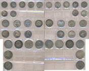 Preußen: 2 Münzblätter mit 20 diversen Münzen, dabei 2er (7), 3er (7) und 5er (6). 19 x Preußen, 1 x Bayern.
 [differenzbesteuert]