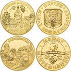 Medaillen Deutschland: Kleines Lot 4 Goldmedaillen, dabei Richard Wagner, Winterhausen, Sommerhausen in Bayern und Ochsenfurth.
 [differenzbesteuert]