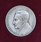 Medaillen Deutschland - Personen: Merck, Heinrich Emanuel (1794 - 1855, Darmstadt): Silbermedaille o.J., unsigniert (von H. Jobst / Poellath) für 40 J...