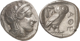 (454-404 a.C.). Ática. Atenas. Tetradracma. (S. 2526) (CNG. IV, 1597). 17,21 g. EBC-.
