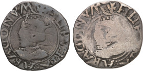 s/d. Felipe II. Mallorca. Ral. (AC. 221). 2 monedas. RC/BC.