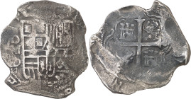 Felipe IV. México. D. 8 reales. (AC. tipo 319). Fecha no visible. Oxidaciones. 23,05 g. MBC-/BC+.