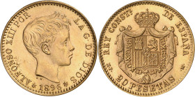 1896*1962. Franco. MPM. 20 pesetas. (AC. 173). 6,43 g. EBC+.