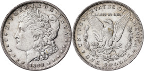 Estados Unidos. 1890. O (Nueva Orleans). 1 dólar. (Kr. 110). AG. 26,78 g. MBC+.