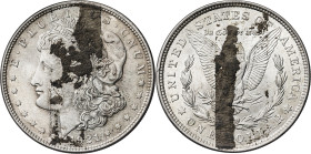 Estados Unidos. 1921. Filadelfia. 1 dólar. (Kr. 110). Concreción. AG. 26,74 g. (EBC).