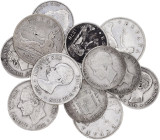 1866 a 1903. Lote de 13 monedas en plata. A examinar. BC/MBC.