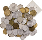Lote de 66 monedas de Franco de distintos valores, fechas y metales, la mayoría sin circular. A examinar. MBC/S/C.