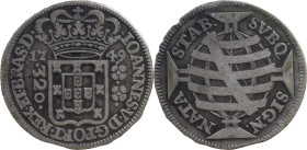 Brazil 
 D. João V (1706-1750)
 320 Reis 1749, Ag Lisbon to Maranhão; legend Error DGPORT without dots 
 A: IOANNES.V.DGPORT.REX.ET.BRAS.D. 
 R: SVBQ....