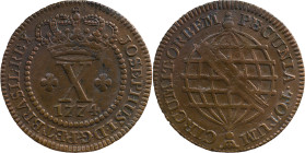 Brazil 
 D. José I (1750-1777)
 X Reis 1774, AE Lisbon 
 A: JOSEPHUS.I.D.G.P.ET.BRASIL.REX 
 R: PECUNIA.TOTUM. CIRCUMIT.ORBEM 
 AG: 09.01, Bentes: 239...
