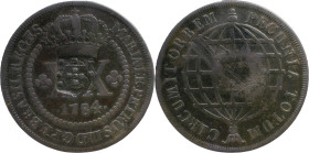 Brazil
D. João P. R. (1799-1816) 
 XX Reis 1784, AE Lisbon, With Shield Countermark
 A: MARIA.I.ET.PETRUS.III.D.G.P.ET.BRASIL.REGES 
 R: PECUNIA.TOTUM...