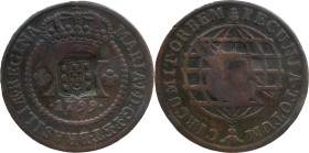 Brazil
D. João P. R. (1799-1816) 
 XX Reis 1799, AE Lisbon, With Shield Countermark 
 A: MARIA.I.D.G.P.ET.BRASILIAE.REGINA 
 R: PECUNIA.TOTUM. CIRCUMI...