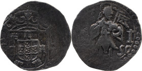 Portuguese India 
 D. João IV (1640-1656) 
 2 Tangas 1650 Ag Goa 
 A: G Shield A 
 R: S. João 1650
 AG: 17.05 - 4.05g, Very Fine