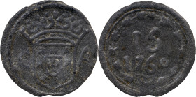 Portuguese India
D. José I (1750-1777) 
 15 Bazarucos 1760 Tutenaga Goa 
 A: G Shield A 
 R: 15 1760 
 AG: 17.01 - 11.75g, Very Fine